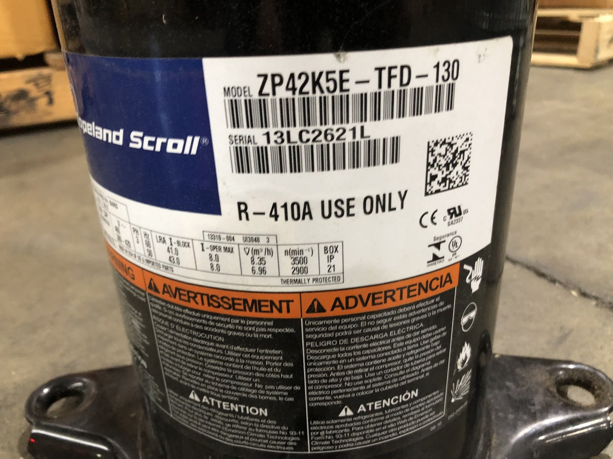 COPELAND ZP42K5E-TFD-130 SCROLL COMPRESSORS