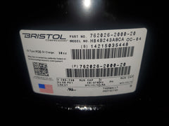 BRISTOL H84B243ABCA RECIPROCATING COMPRESSORS