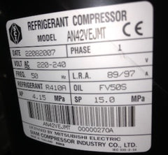 MITSUBISHI ELECTRIC AN42VEJMT SCROLL COMPRESSORS