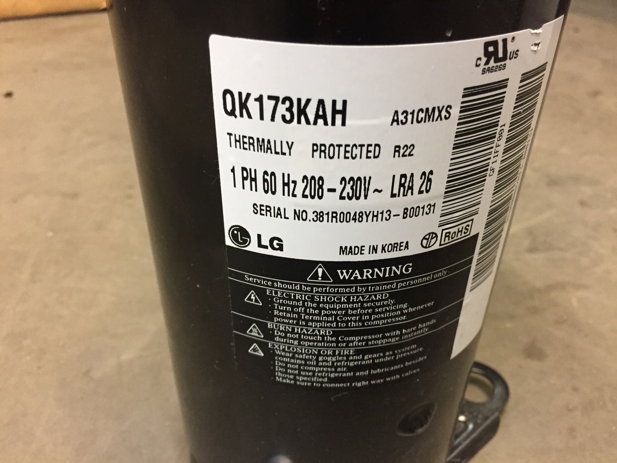 LG QK173KAH ROTARY COMPRESSORS