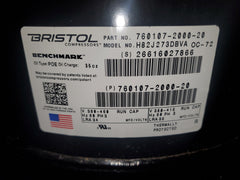 BRISTOL H82J273DBVA RECIPROCATING COMPRESSORS