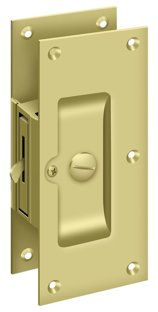 DELTANA Deltana SDL60U3 Decorative Pocket Lock Privacy Bright Brass