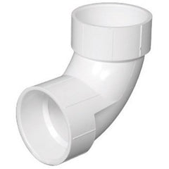 CHARLOTTE PIPE Charlotte Pipe PVC 00300 1000HA 2 in Schedule 40 90 Deg Sanitary DWV PVC Elbow (2 in / Each / 90 Deg)