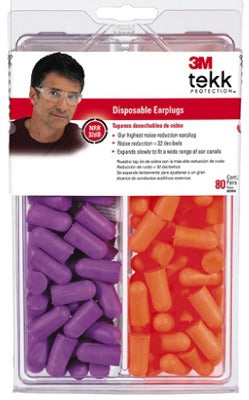 3M 3M 92059H80-DC Disposable Earplugs Nrr 32 Db 80 Pair