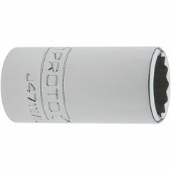 PROTO Proto J4711MN 11 Mm 12-point 1/4 Drive Hand Socket