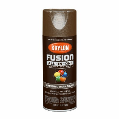 KRYLON Krylon K02787007 Hammered Spray Paint Primer 12 Oz Dark Bronze