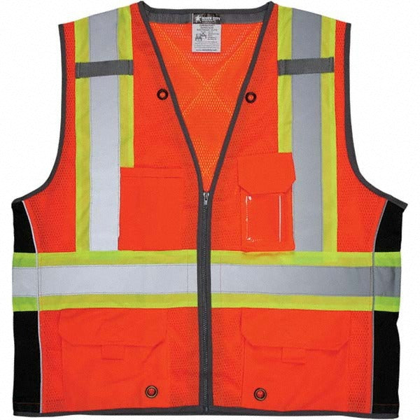 MCR SAFETY Mcr Safety SURVCS2OXL High Vis Safety Vest Xl Class 2