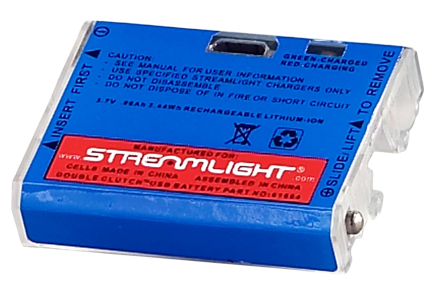 STREAMLIGHT Streamlight 61604 Double Clutch USB Lithium Polymer Battery USB Rechargeable (Pack 1)