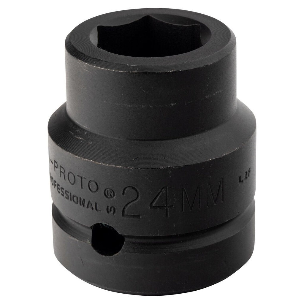 PROTO Proto J10024M Impact Socket 1 in Drive 24mm 6-point