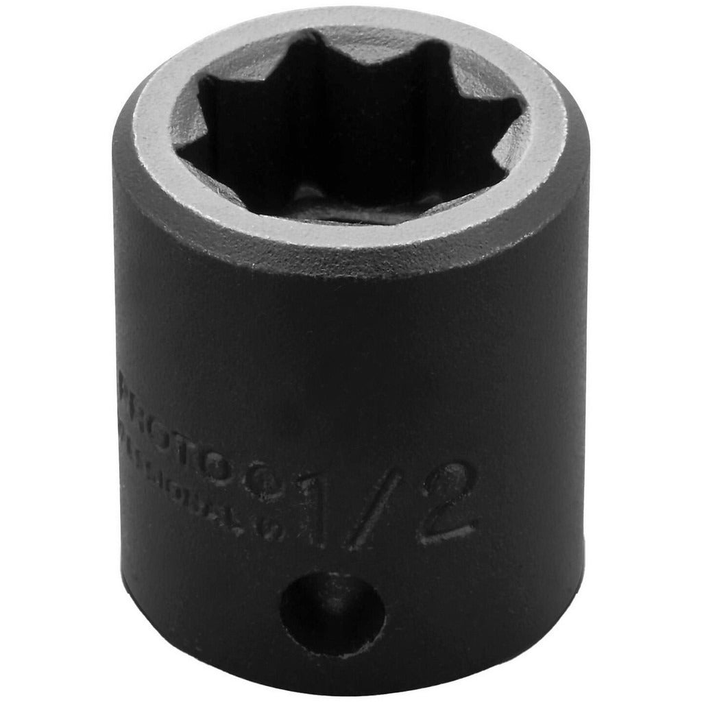 PROTO Proto J7216S Impact Socket 3/8 in Drive 1/2 in 8-pt