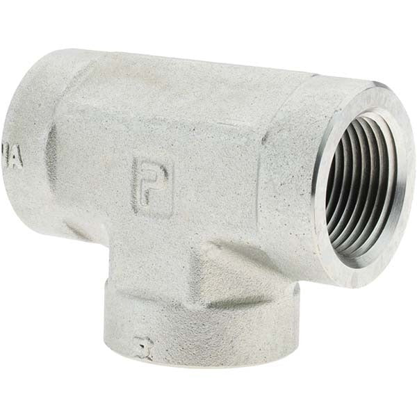 PARKER Parker 1 Mmo-s Pipe Female Tee 1 in Nptf 1800 Psi
