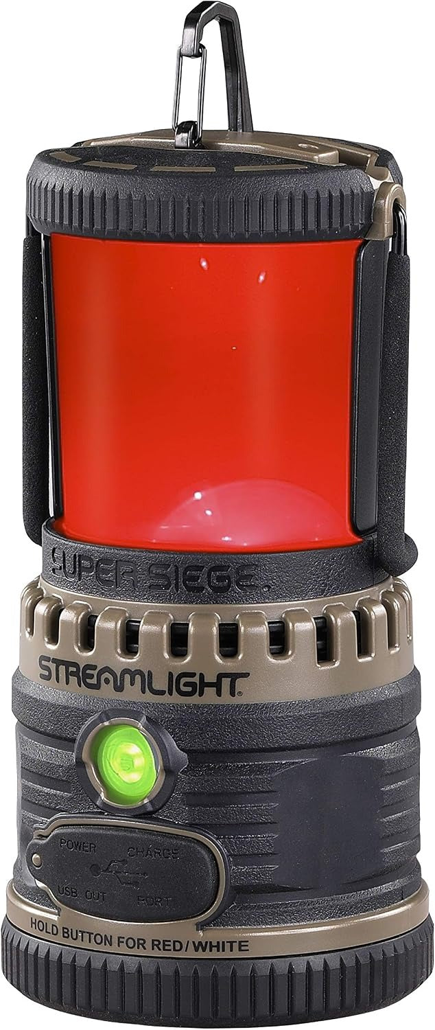 STREAMLIGHT Streamlight 44947 Super Siege 1100-Lumen Rechargeable Lantern 120-Volt AC (Rechargeable)