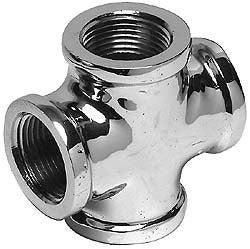 MERIT BRASS Merit Brass C110-08 Brass Pipe Cross 1/2 Inch Fnpt Class 125