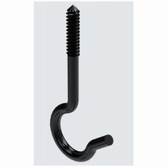 NATIONAL HARDWARE National Mfg N274-944 Black Ceiling Hook 2.5 in 3 Pack