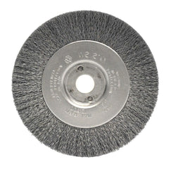 WEILER Weiler 00114 Wheel Brush 4 in Crimped Carbon Steel