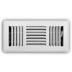 TRUAIRE Truaire 153MW 04X10 Steel Floor Register MS Damper Three-Way Deflection (4 x 10) 353507