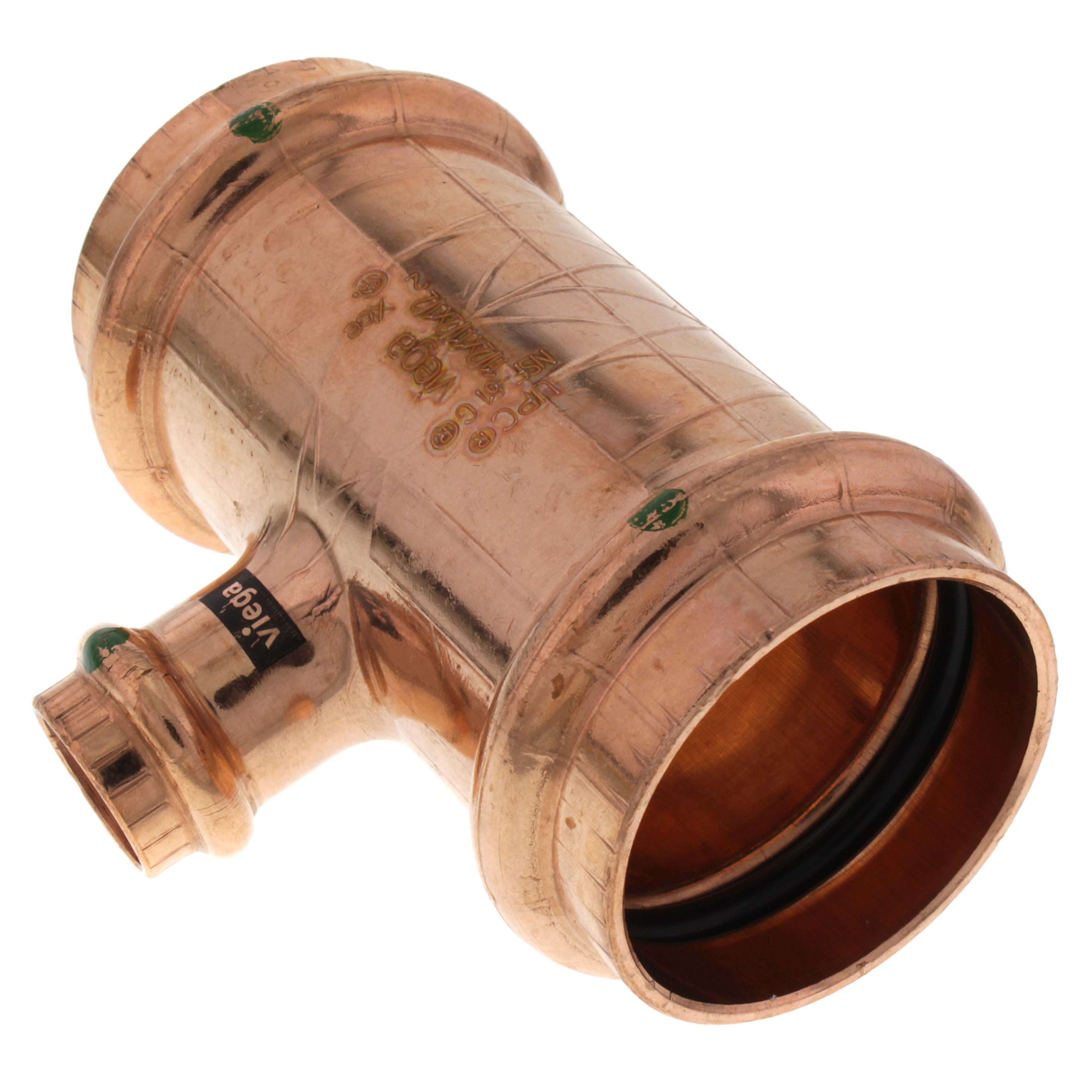 VIEGA Viega 15448 ProPress Zero Lead Copper Tee, Press x Press x Press, 1-Pack