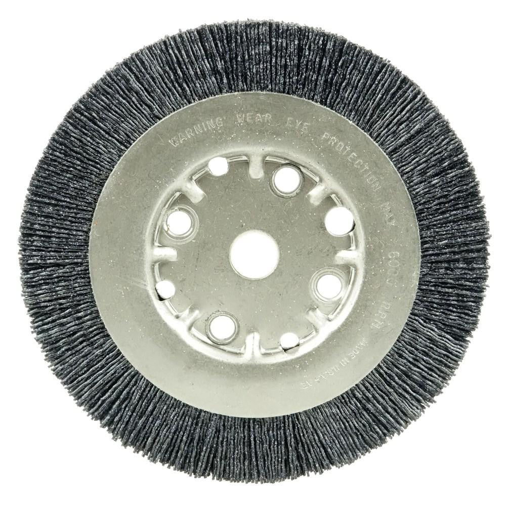 WEILER Weiler 31134 Wheel Brush 6in Crimped Nylon 120 Grit