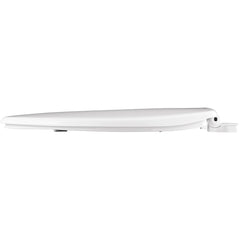 BEMIS Bemis BEMIS7B7300SLEC000 Elongated Plastic Toilet Seat in White with Easy-Clean and Whisper-Close Hinge