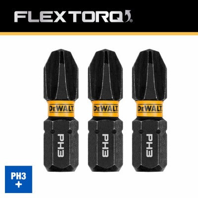 DEWALT Dewalt Accessories DWAF1PH3IR3 Phillips 3 Impact Bits 3-pack