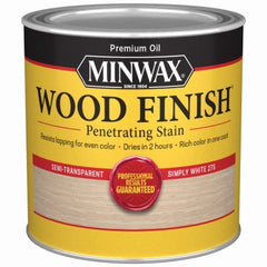 MINWAX Minwax 227654444 Wood Finish Simply White 1/2 Pint