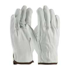Protective Industrial Products PIP68101S Top Grain Cowhide Driver's Gloves, Straight Thumb, Small
