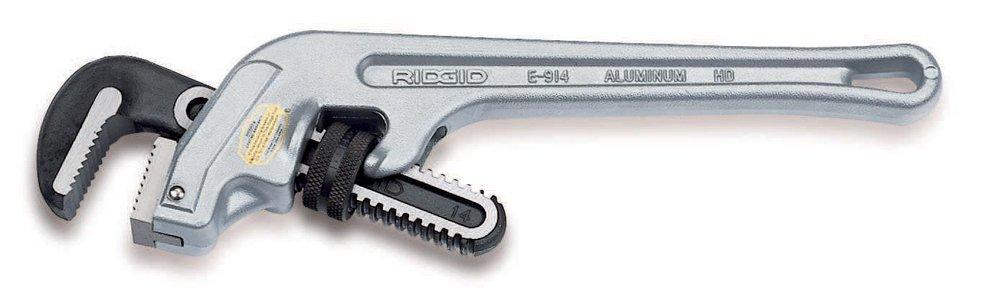 RIDGID TOOLS RIDGID 90122 E-918 Aluminum Pipe Wrench 18-Inch Plumbing Wrench End Pipe Wrench