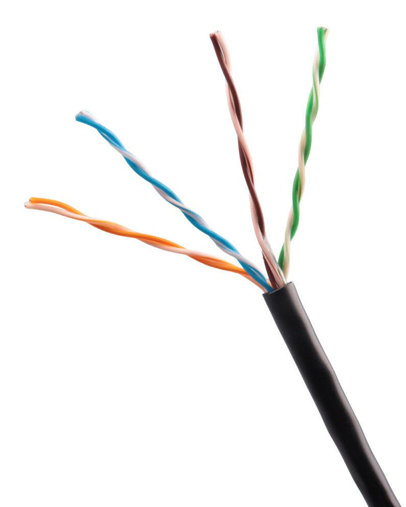 LIONBEAM Lionbeam lb-w5ebkpvc Cat 5e Cmr Cable Black 1000 Ft