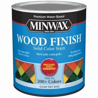 MINWAX Minwax 117310000 Water-based Wood Finish Quart Clear