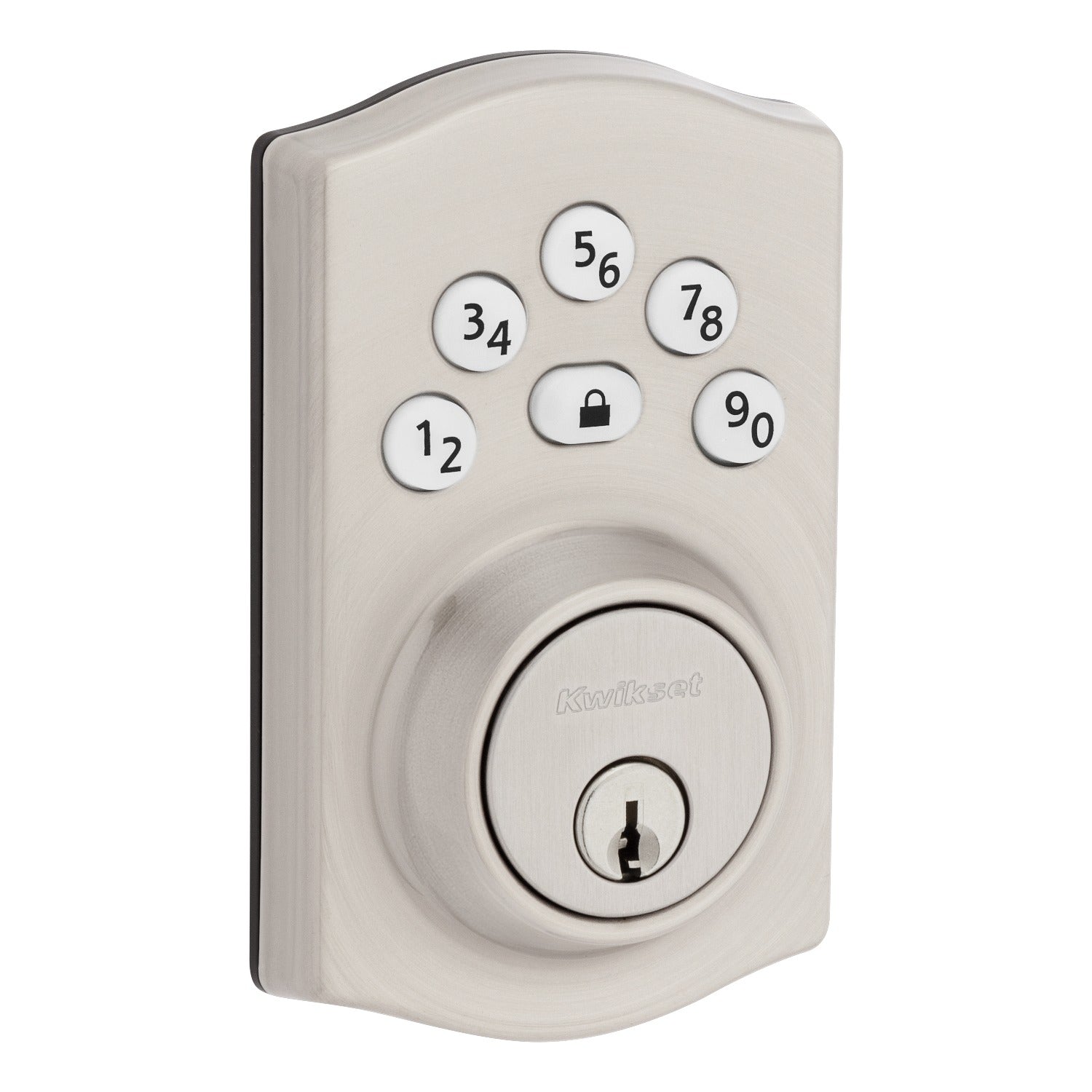 KWIKSET Kwikset 9240TRL-15 Electronic Deadbolt Satin Nickel