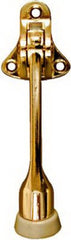 NATIONAL HARDWARE National Mfg N184-259 Kickdown Door Stop 4in Bright Brass