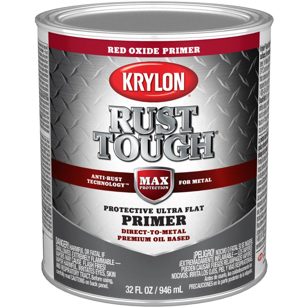 KRYLON Krylon K09721008 Rust Preventative Paint 1 Qt Red Oxide