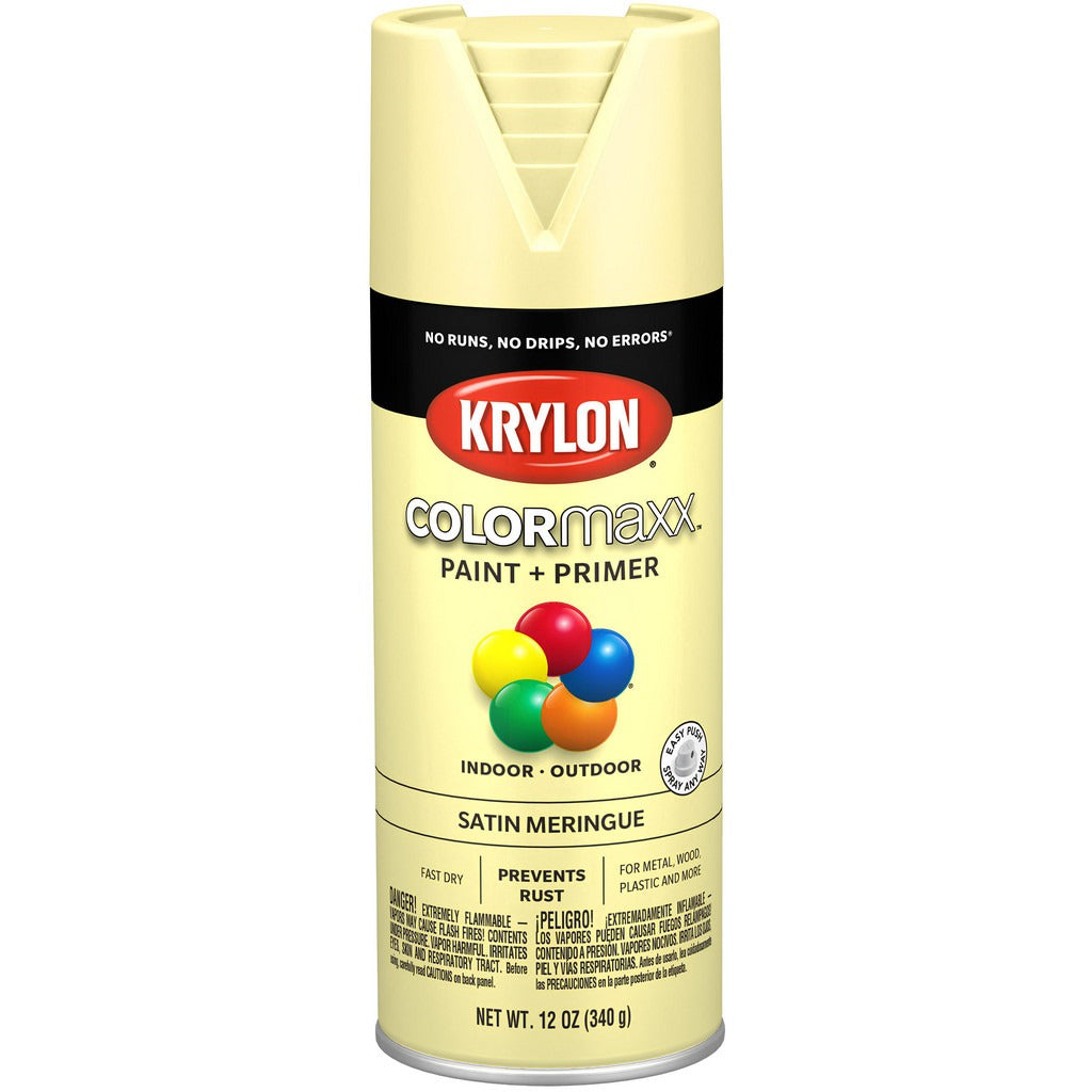 KRYLON Krylon K05570007 Acrylic Enamel Spray Paint Meringue Satin