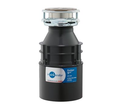 INSINKERATOR BADGER5XPW/C GARBAGE DISPOSALS