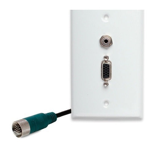 BINARY Binary B-EZPLATE-VGA-AUD Vga 3.5mm Audio Wall Plate