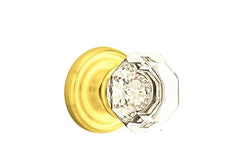EMTEK Emtek 8200OTUS3 Old Town Glass Privacy Knob Polished Brass