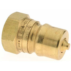 PARKER Parker PQ-00015 Hydraulic Hose Coupler 3500 Psi Nptf Brass