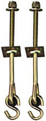 NATIONAL HARDWARE National Mfg N264-077 Machine Screw Swing Hook Kit 2 Pack