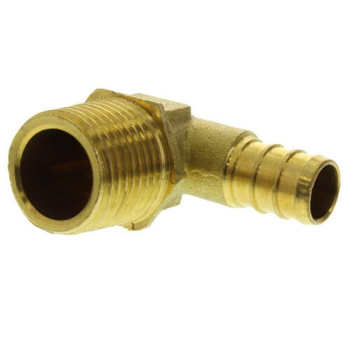 EVERFLOW Everflow PXML3434-NL 3/4 inches PEX Barb x 3/4 inches IPT Male Elbow 90 Degree PXML3434-NL