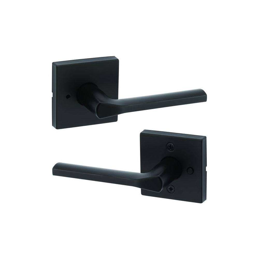 KWIKSET Kwikset 730LSLSQT-514 Lisbon Privacy Door Lock Matte Black