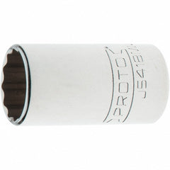 PROTO Proto J5418MN 18mm 12-point 1/2 Drive Hand Socket