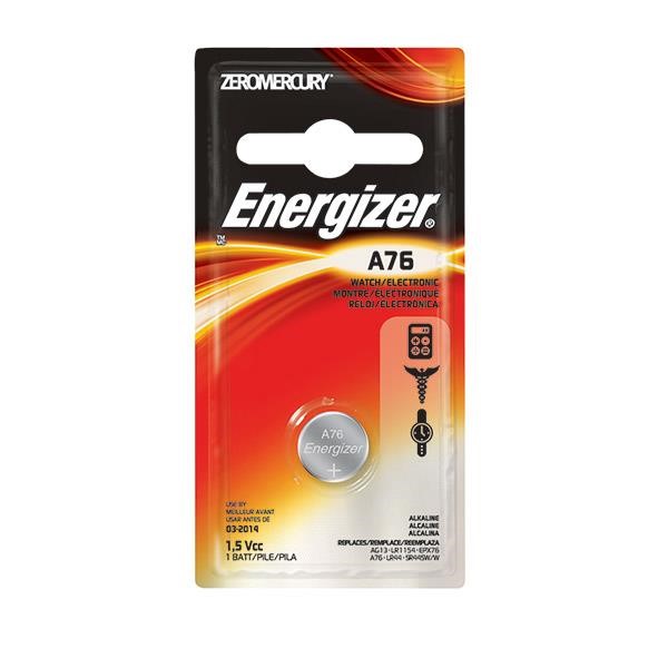 ENERGIZER Energizer A76BPZ Alkaline Battery 1.5V 118mAh Pack of 4