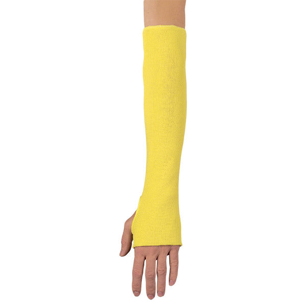 MCR SAFETY MCR Safety 9378E Kevlar Sleeve 18 Inch Economy Weight Yellow Pack of 10