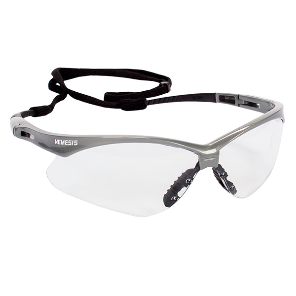 KLEENGUARD KLEENGUARD 47387 V30 Nemesis Safety Glasses Smoke Anti-Fog Lens Metallic Blue Frame Universal 1 Each