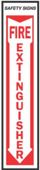 HILLMAN Hillman Fasteners 840204 Fire Extinguisher Sign 4x18 in