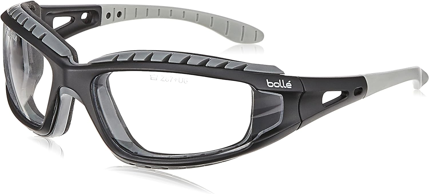 BOLLE SAFETY Bolle Safety 40085 Tracker Safety Glasses Clear Lens Universal Size