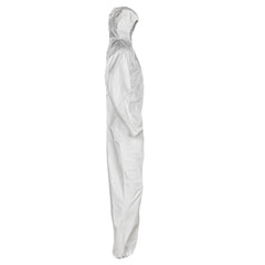 KleenGuard KIM49115 A20 Breathable Particle Protection Coveralls with Hood, Elastic Back, Wrists, & Ankles, 2XL, White