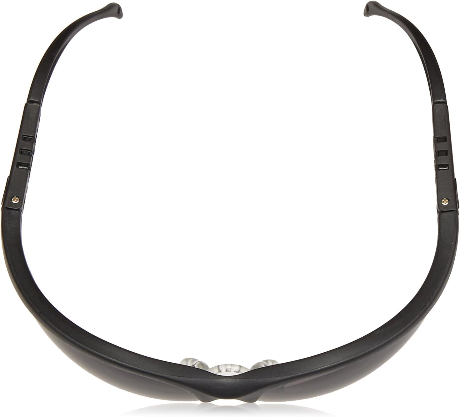 MCR SAFETY MCR Safety KD112 Klondike Safety Glasses Black Frame Grey Lens