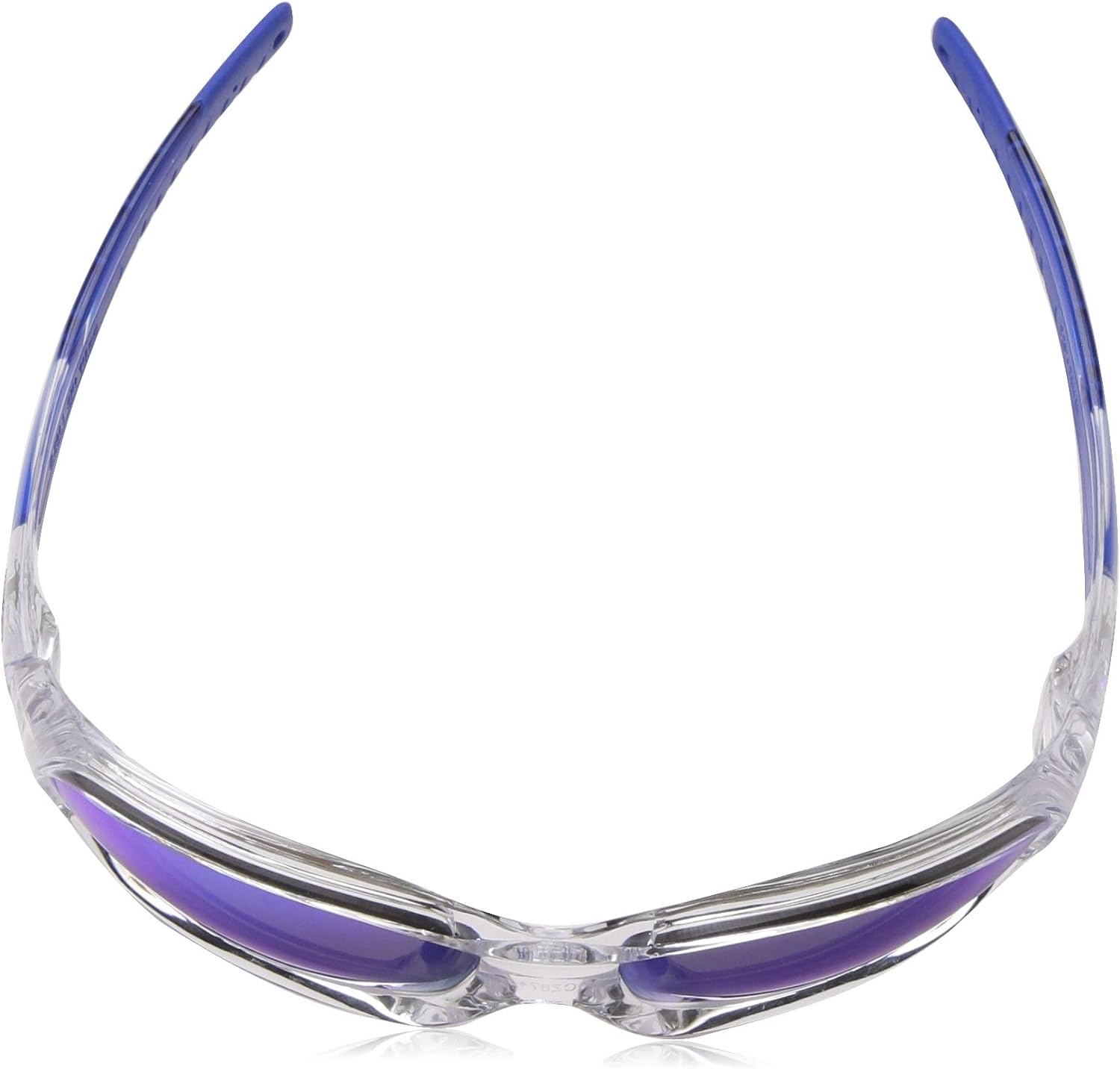 MCR SAFETY MCR Safety SR148B Swagger Blue Diamond Mirror Lens Safety Glasses UV Protection Polycarbonate Frame
