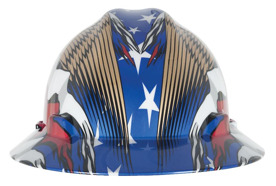 MSA SAFTEY MSA 10071159 Freedom Series V-Gard Full-Brim Hard Hat